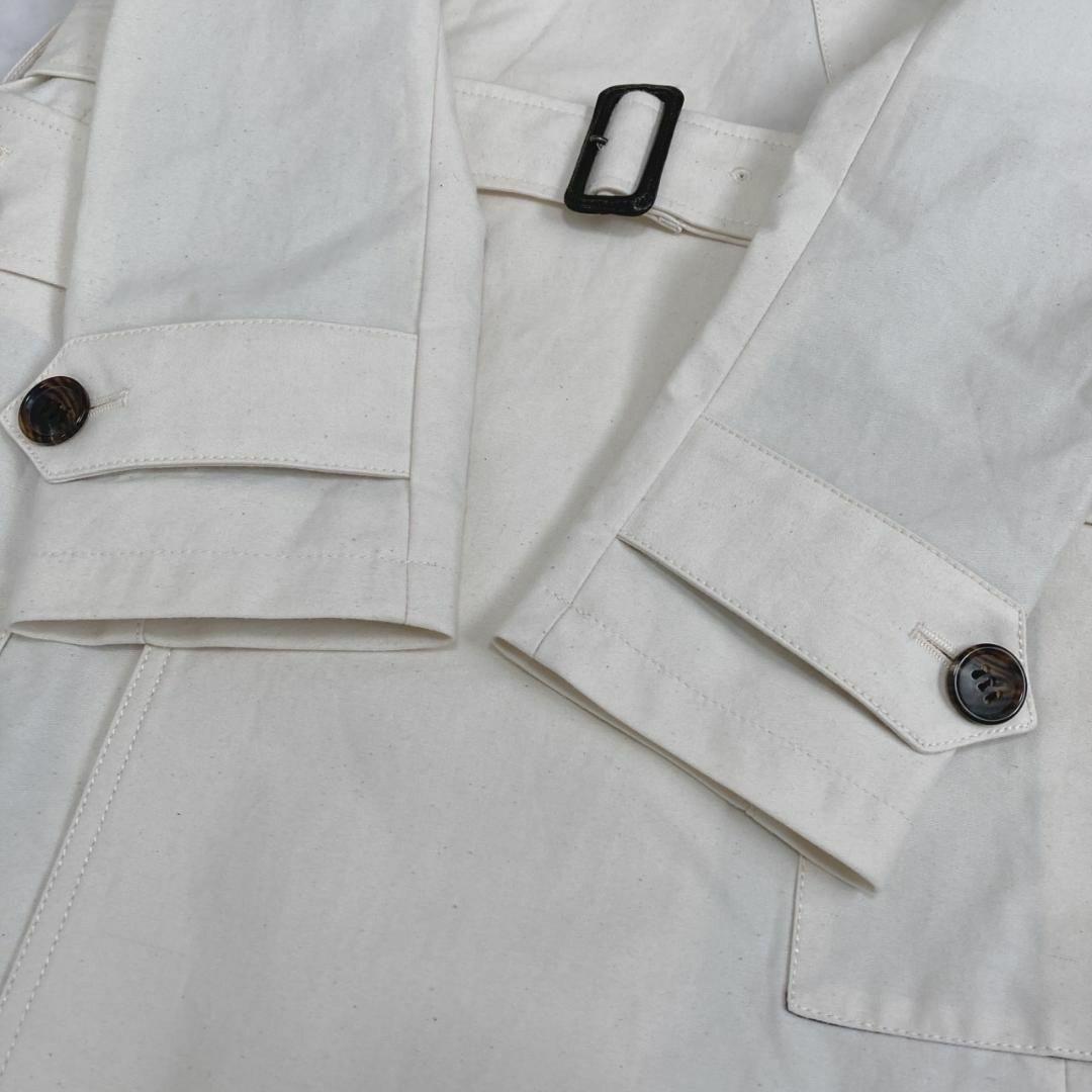 AKM 【C046】 washed satin trench coat