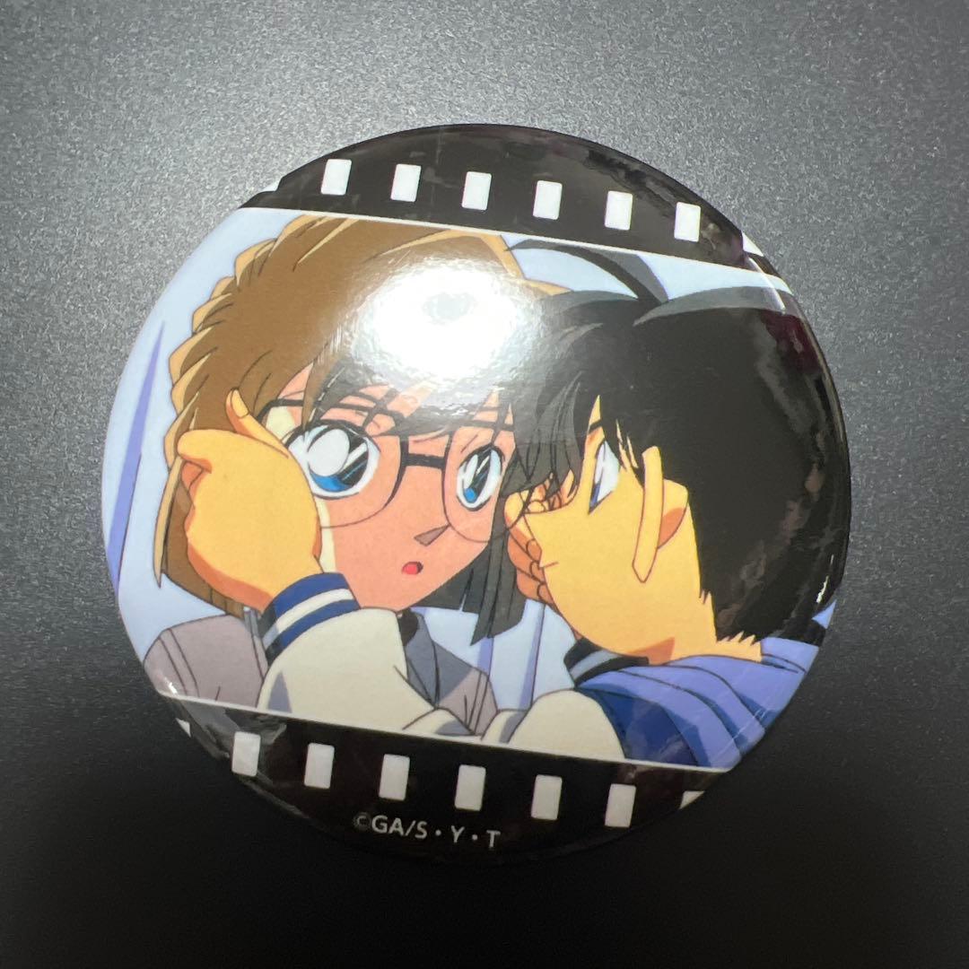 名探偵コナン 江戸川コナン 灰原哀 場面写ver. 缶バッジ ブシロード