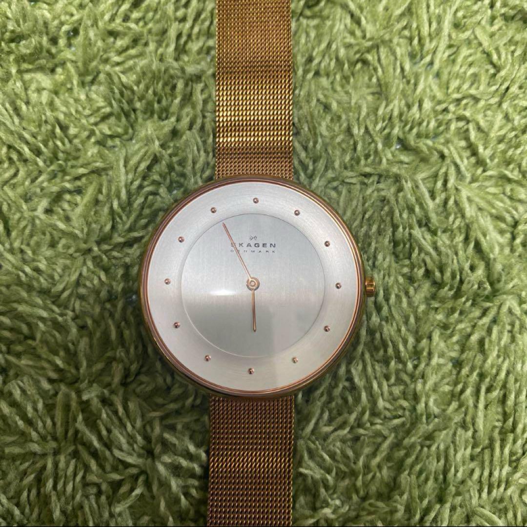 SKAGEN メッシュ時計 レディース - メルカリ