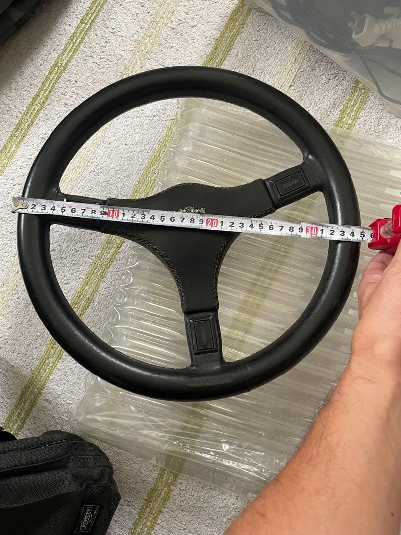 ステアリング 昭和物やや傷や汚れあり