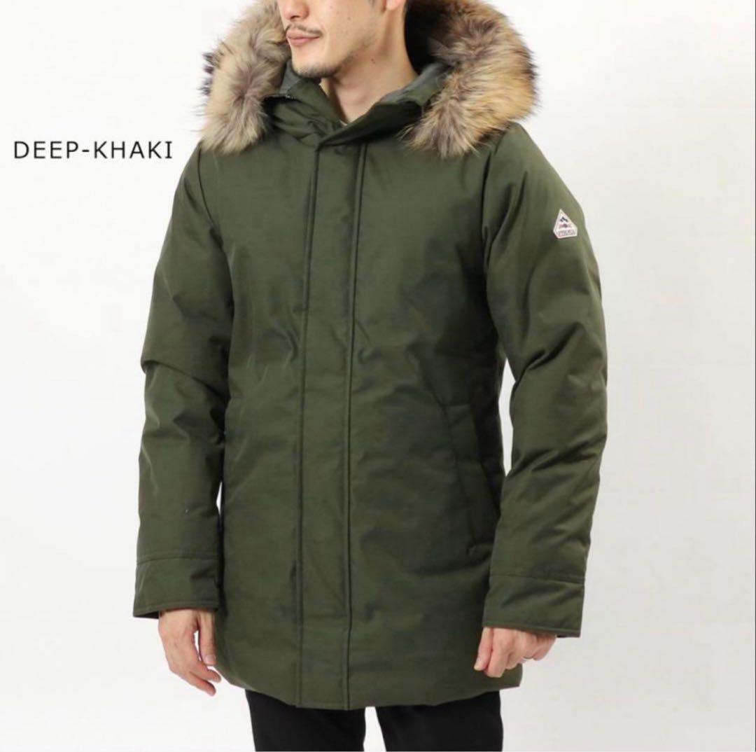 【タイムセール中】PYRENEX モッズコート S/M オリーブグリーン