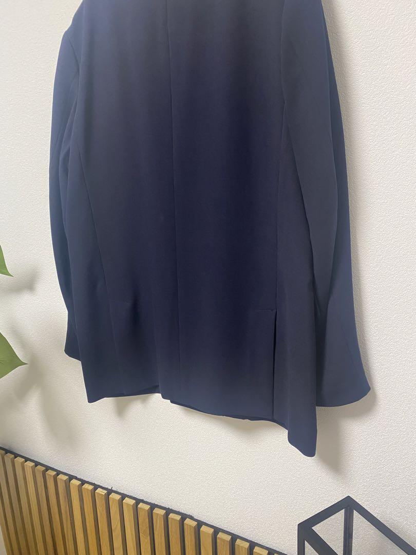 ジャケット・アウター MELANGE TWILL DOUBLE BREASTEAD JACKET