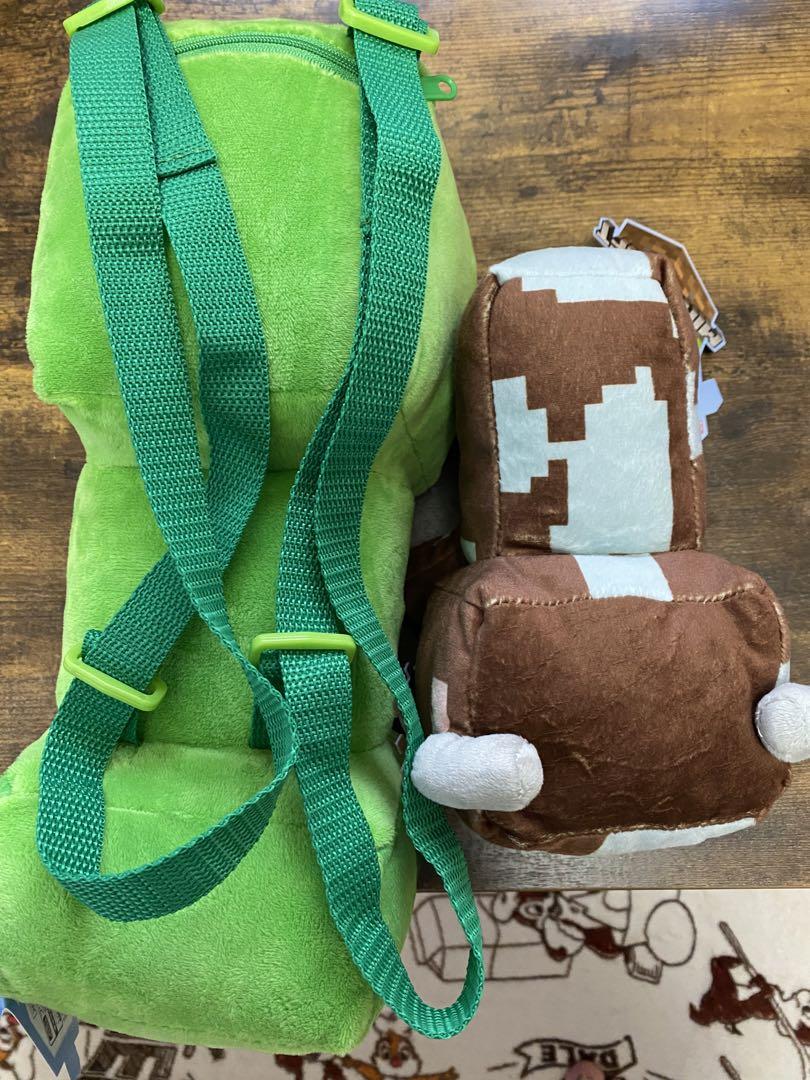 マイクラ クリーパー リュック 牛 ぬいぐるみ マインクラフト