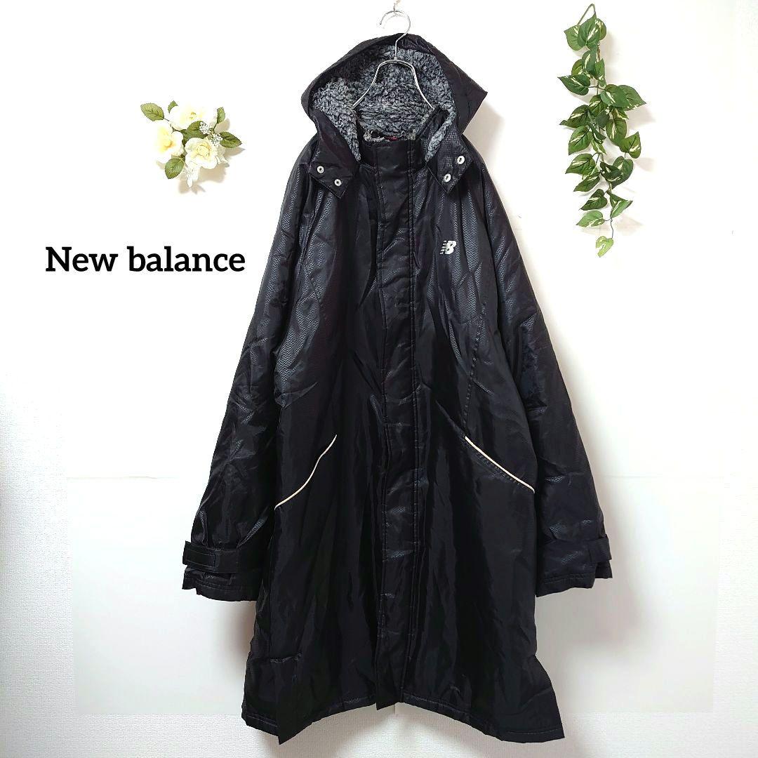 ニューバランス ベンチコート LL フードボア付き スポーツ