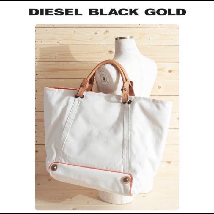 DIESEL BLACK GOLD レザー使いトートバッグ メンズ レディース