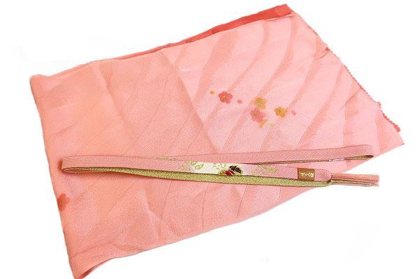 専用　訪問着 袋帯帯揚帯締４点セット京友禅 薄いクリーム 吉祥花 身丈159cm