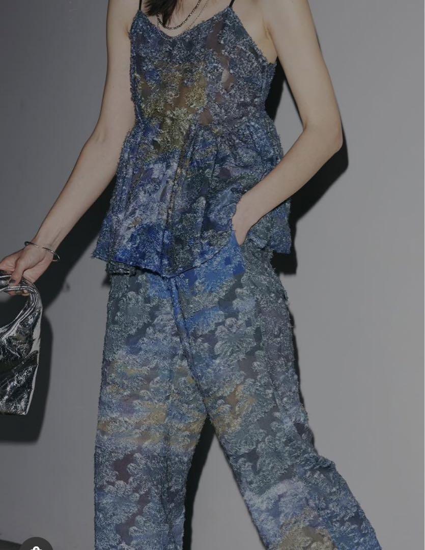 MEDI RACHEL FLUFFY ART PANTS Mサイズ