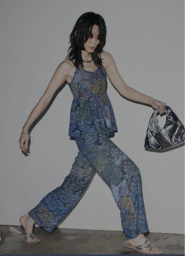 MEDI RACHEL FLUFFY ART PANTS Mサイズ