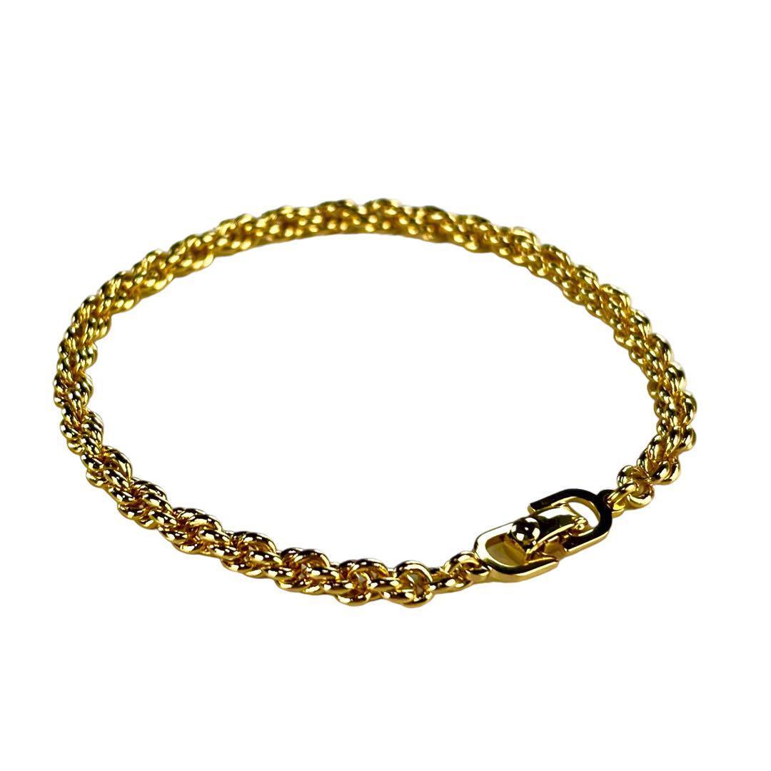 至高ドイツ製】 Christian Dior ゴールド ブレスレット 極美品 至高ドイツ製】 Christian Dior ゴールド ブレスレット 極美品