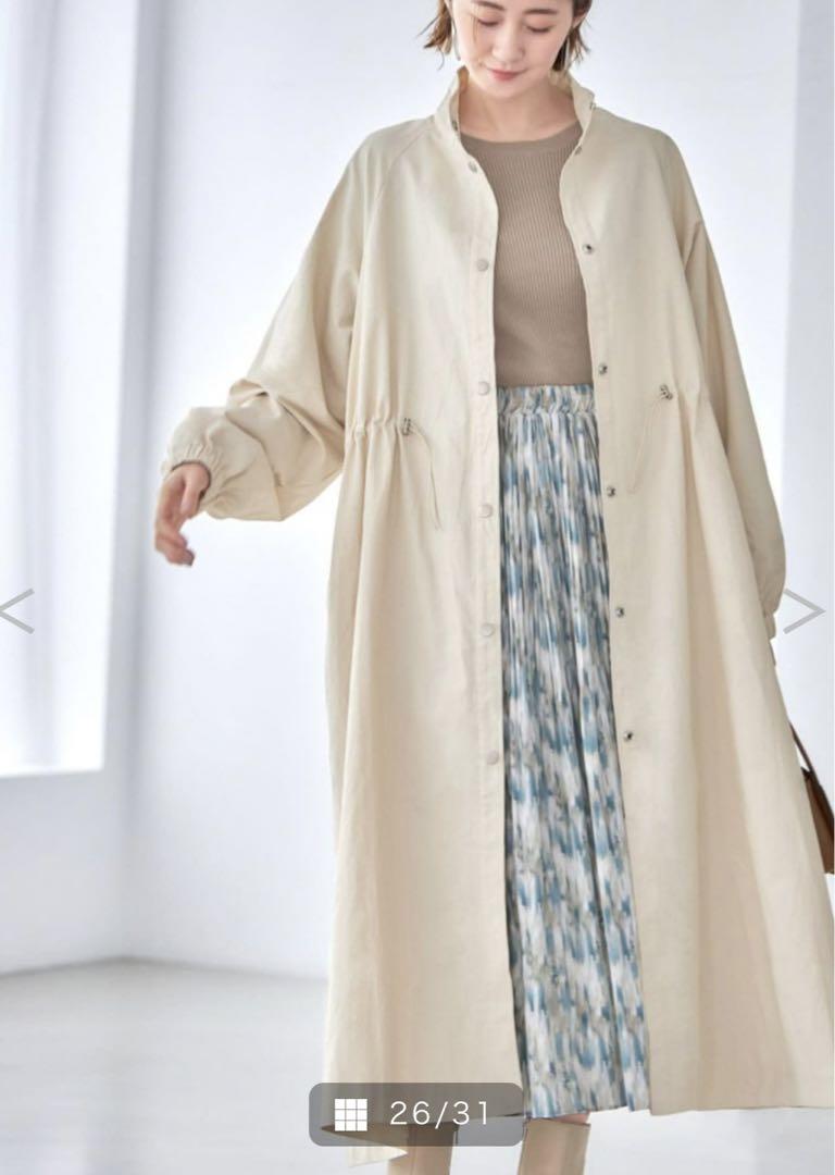 STYLE DELI スタンドネックスピンドルコート STYLE DELI スタンドネックスピンドルコート