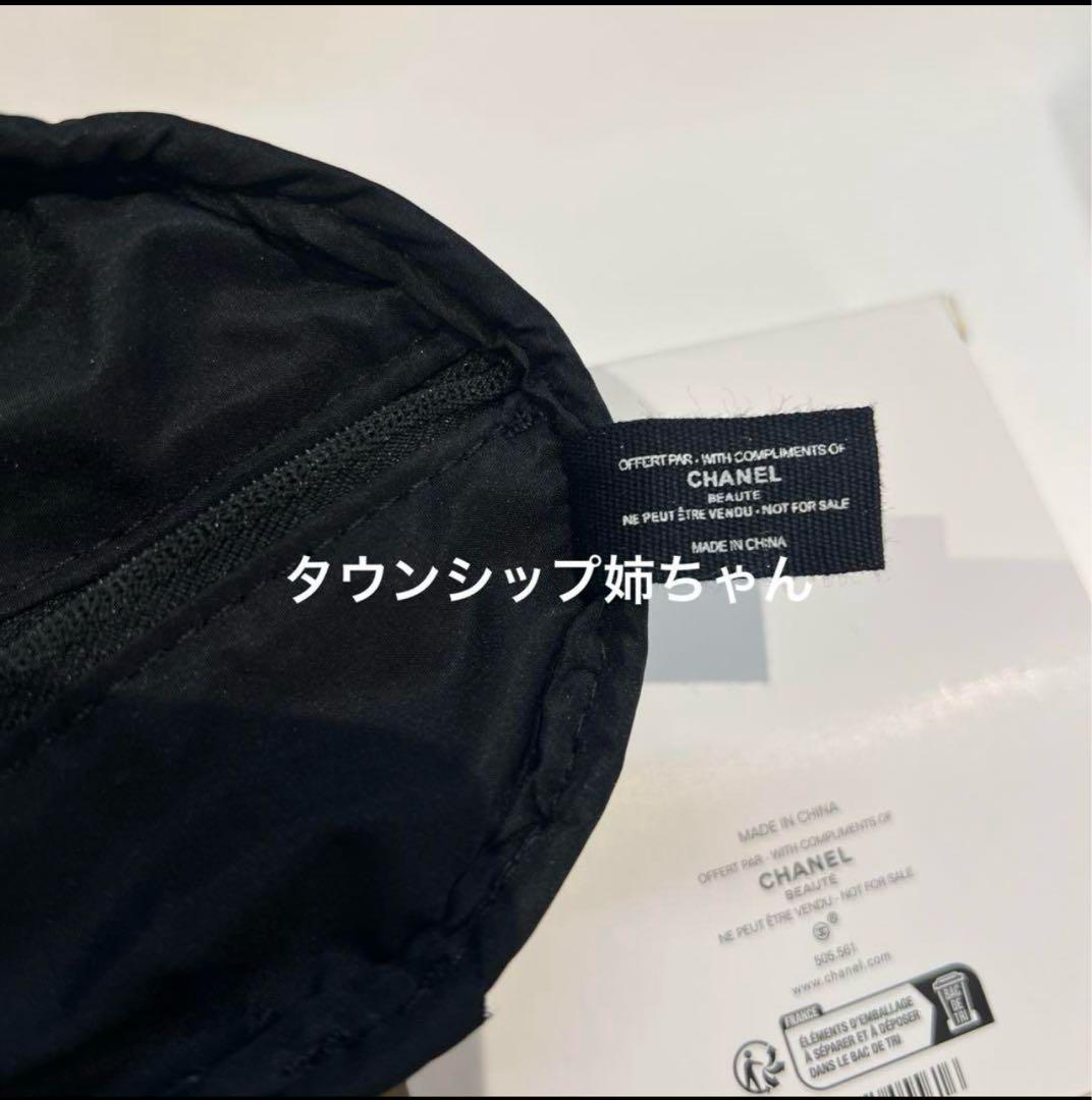 シャネル ノベルティ ミニポーチ 小銭入れ ブラック - メルカリ