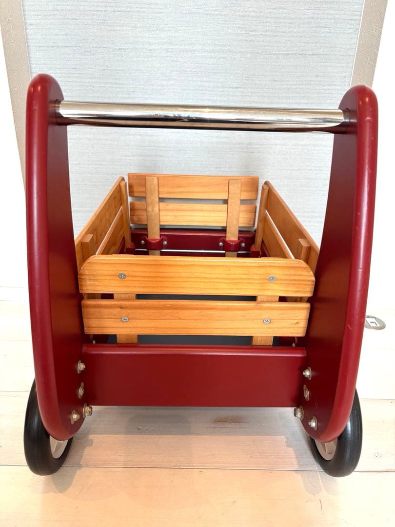 ラジオフライヤー クラシック ウォーカー ワゴン 美品 ラジオフライヤー クラッシックウォーカーワゴン 手押し車 木製