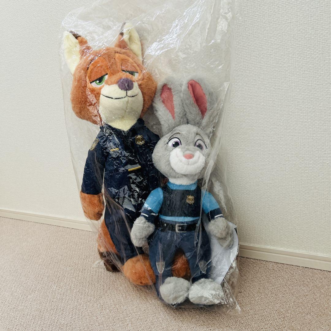 Happyくじ ズートピアLast賞ニック＆ジュディぬいぐるみセット