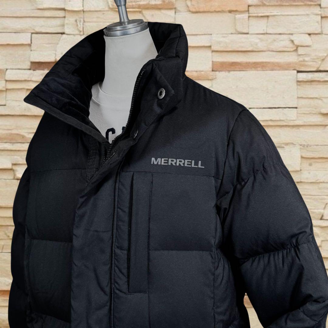ほぼ新品MERRELL メレル ダウンロングコート レディースLサイズ黒色 ほぼ新品MERRELL メレル ダウンロングコート レディースLサイズ黒色Ω