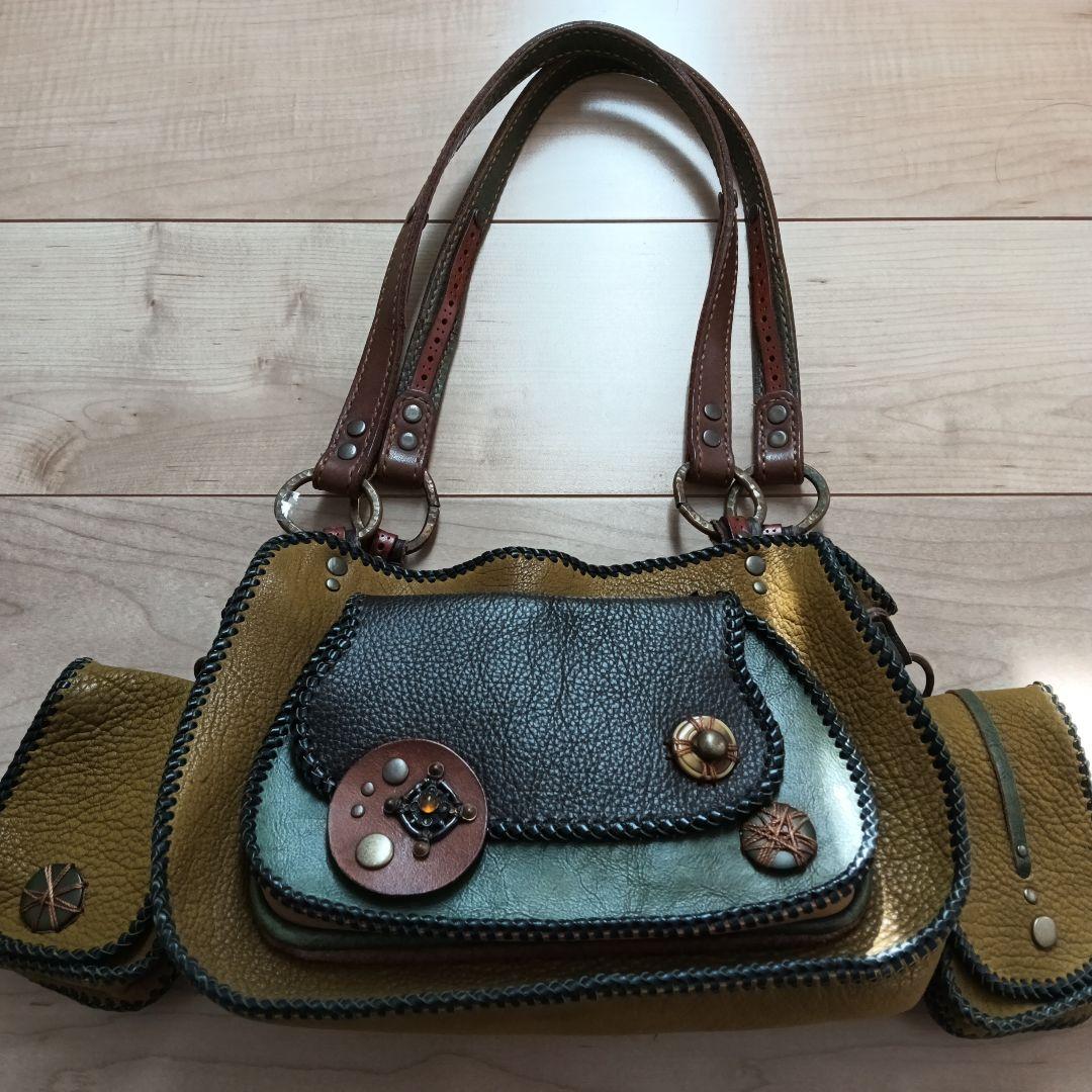 ハンドメイド レザーバッグ 革 新品未使用