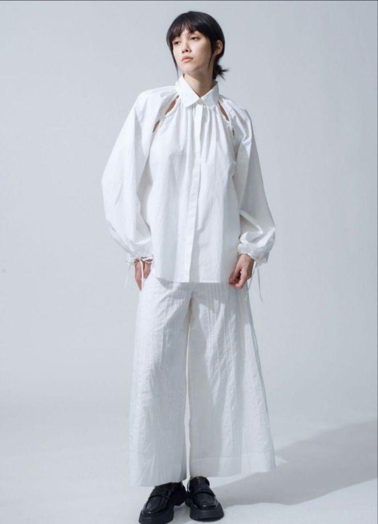 新品、未使用、MERLETTE マーレット TIANA カットアウト シャツ