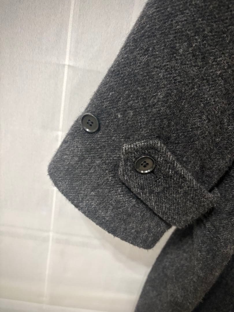 POLYPLOID グレー ロングコート ウール POLYPLOID グレー ロングコート ウール