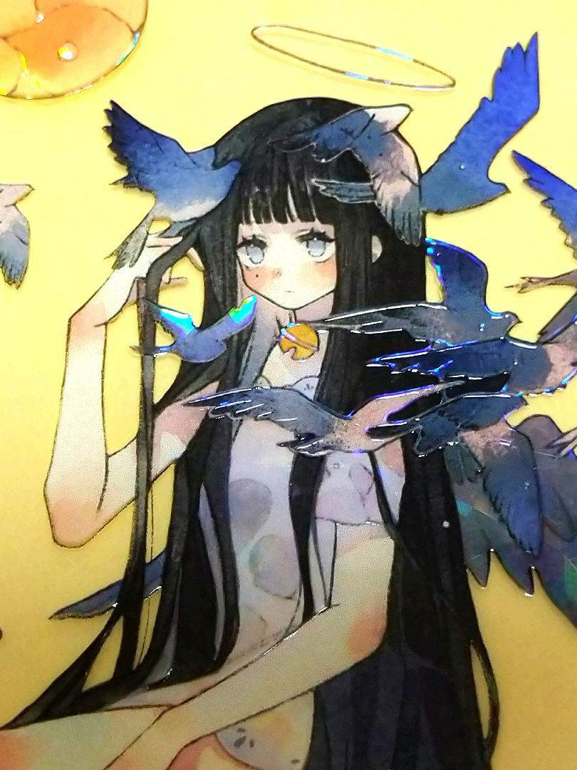 J568#星夜皎皎(贝壳光)沁鹿原創工作室切り売り海外人物マステ女の子