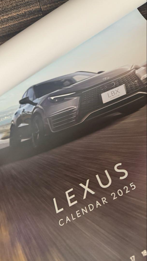 新品未使用LEXUS レクサス 壁掛けカレンダー 2025