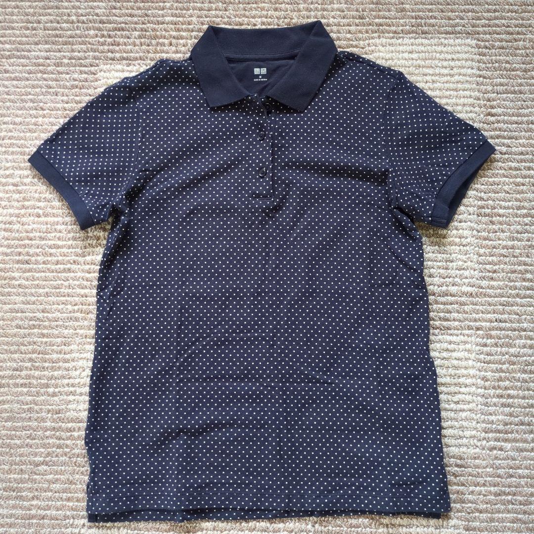 aeae DOT PK T-SHIRTS NAVYネイビー ドット ポロ 半袖 ネイビー ドット柄 半袖ポロシャツ - メルカリ