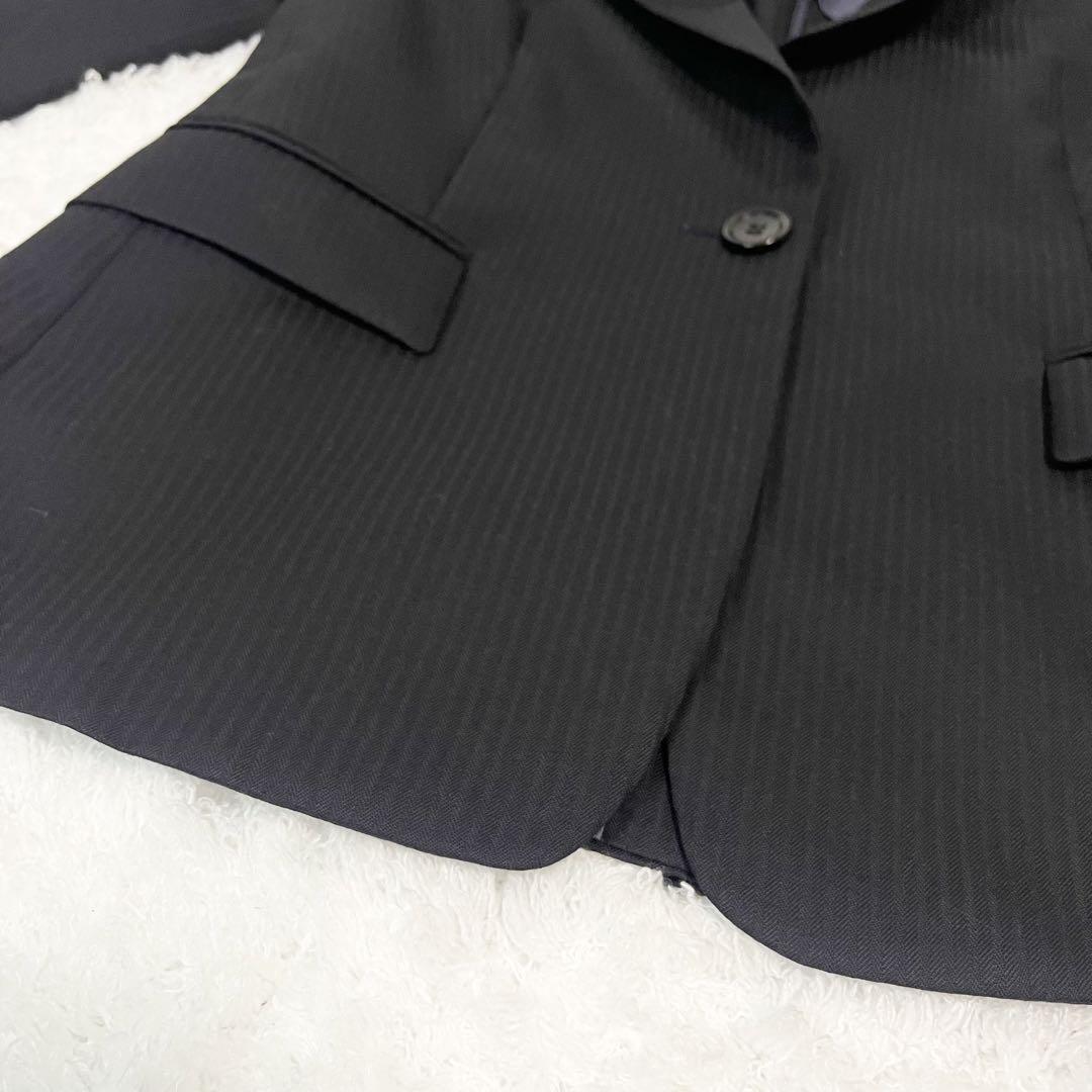 【美品】UNTITLED アンタイトル セットアップ ネイビー ストライプ