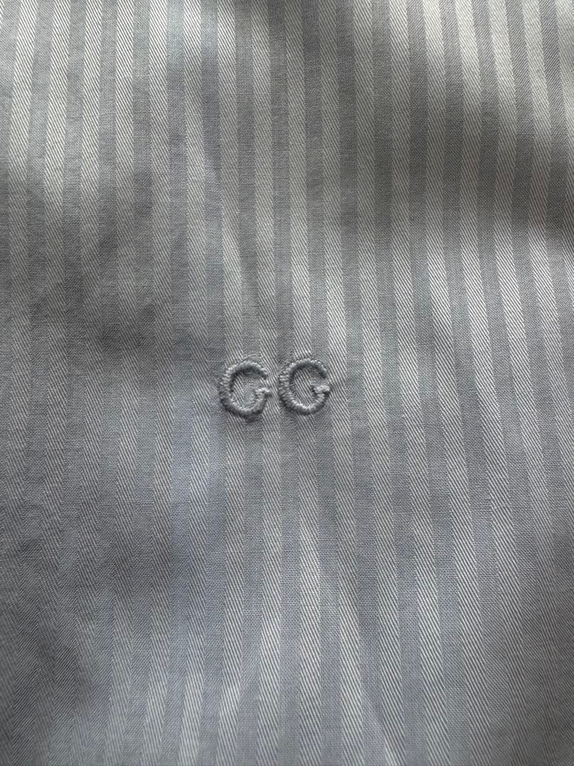 GUCCI ストライプ 長袖シャツ ライトブルー GUCCI ストライプ 長袖シャツ ライトブルー