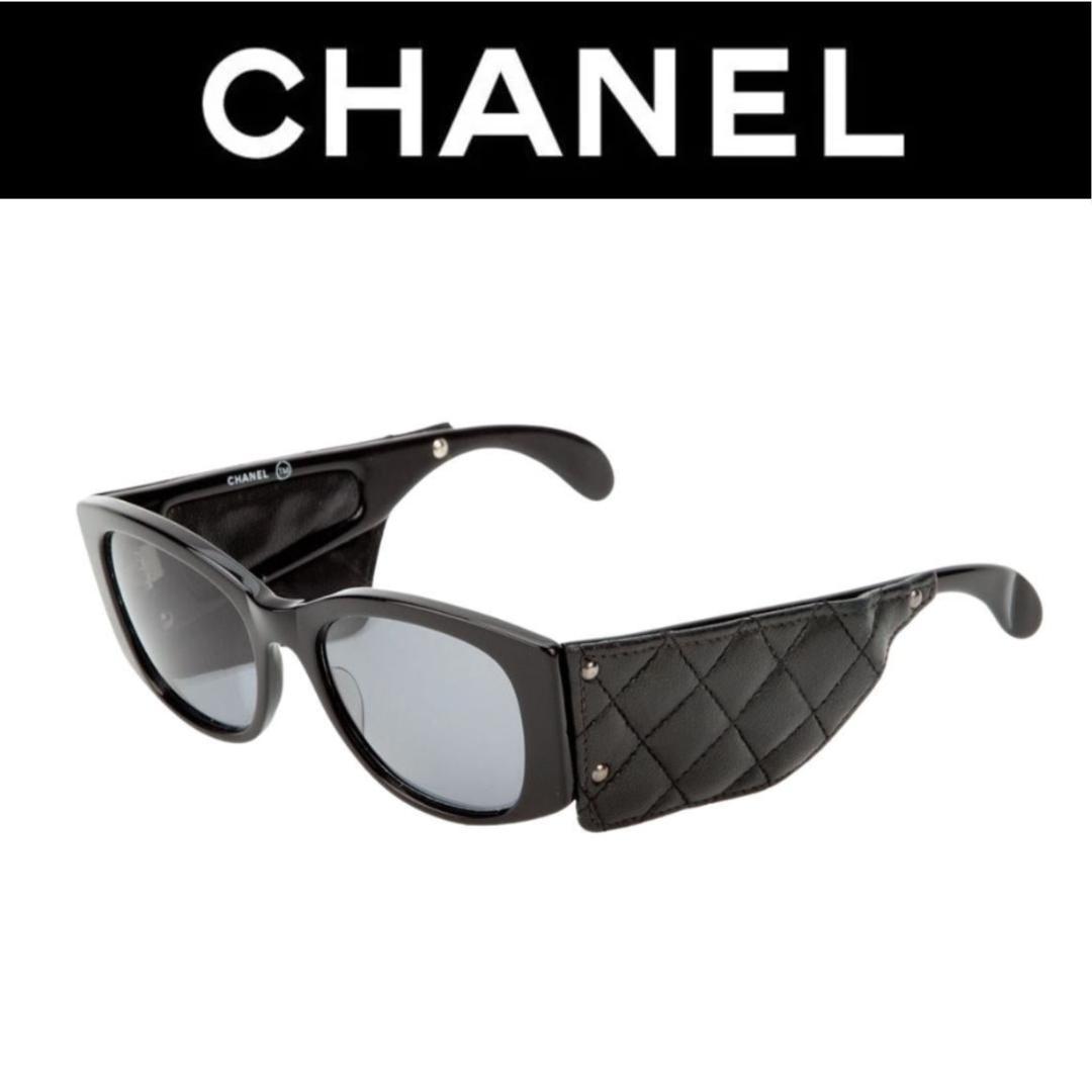 極美品】 CHANEL シャネル 1988 サングラス マトラッセレザー