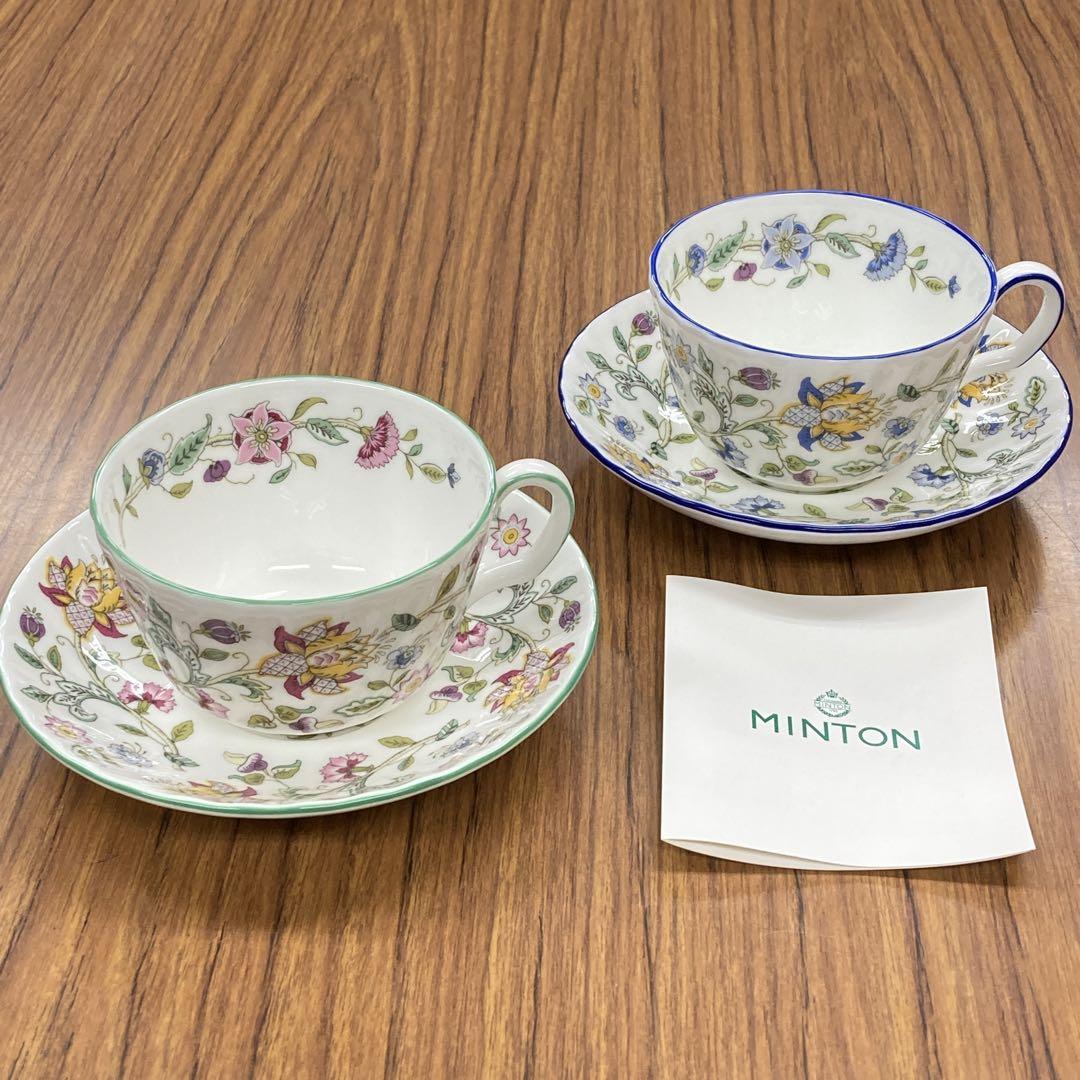 MINTON ミントン ハドンホール ティーカップ & ソーサー 2客セット
