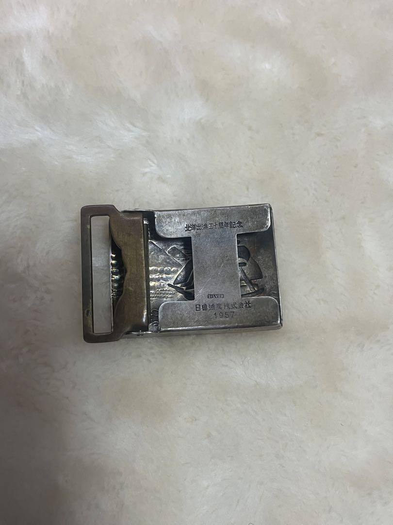 【希少】ベルトバックル マルハニチロ　レア　骨董 ヴィンテージ