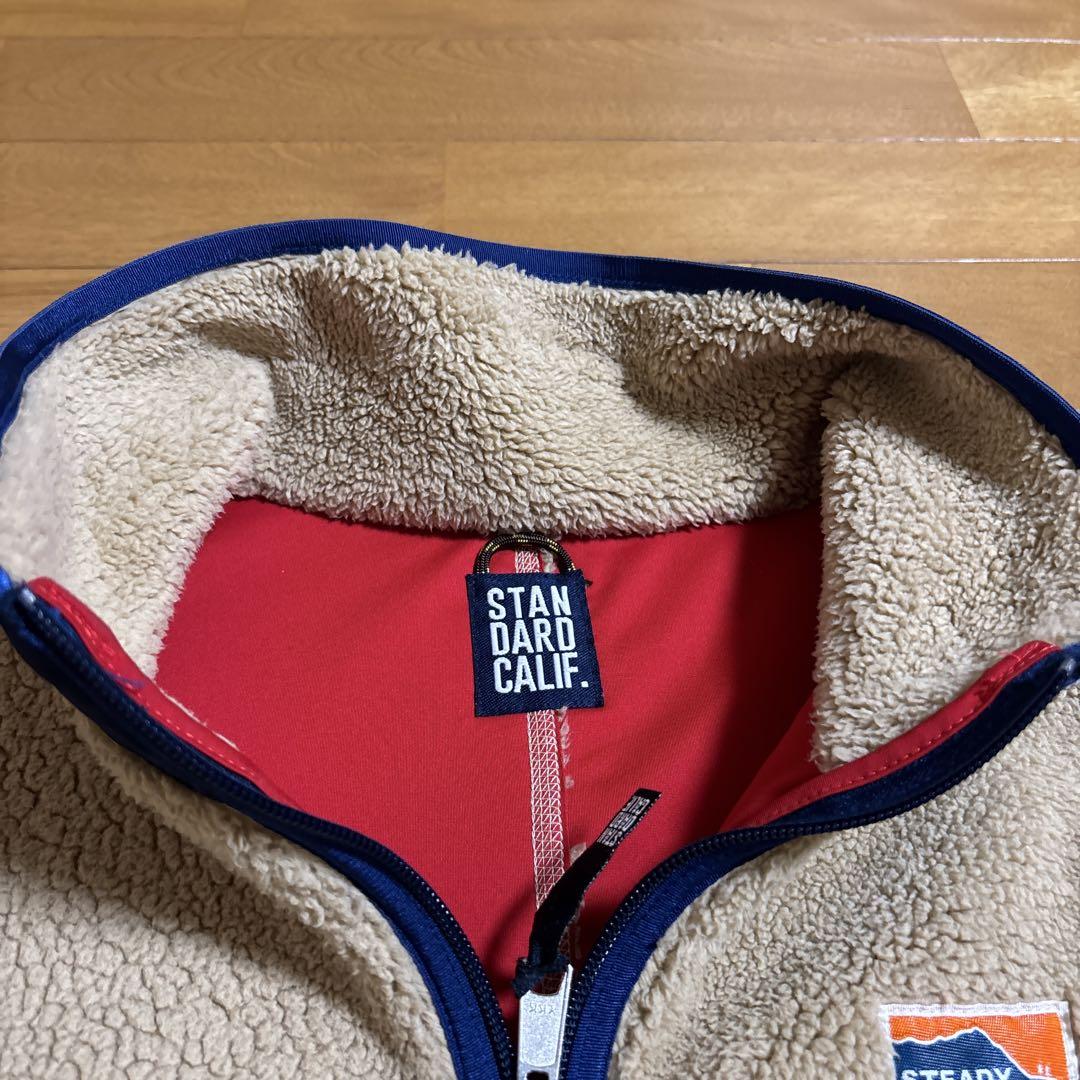 STANDARD CALIFORNIA フリースベスト ベージュ