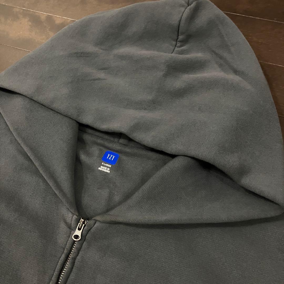 YEEZY GAP ZIP UP HOODIE ダークグレー XL yzy