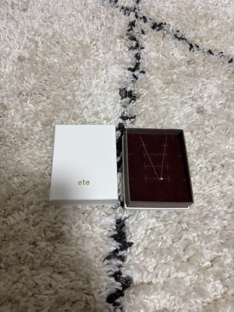 ete K10 イエローゴールド　ネックレス