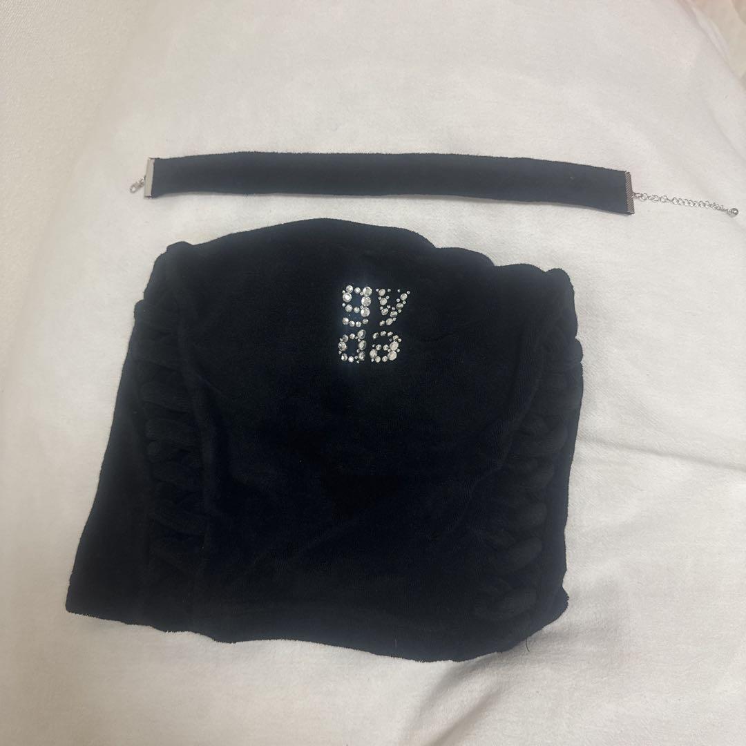 GYDA パイルビスチェ　黒