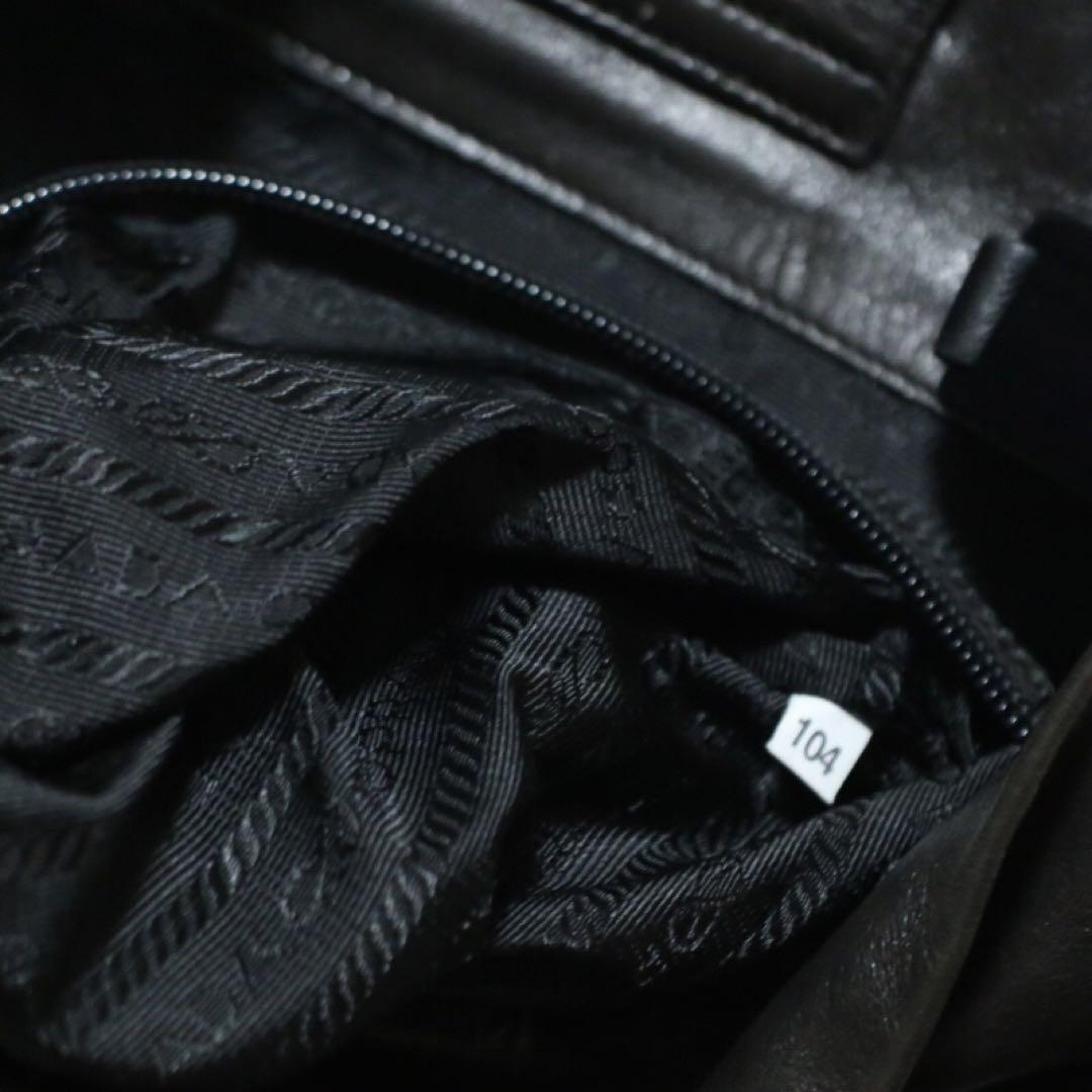 PRADA leather