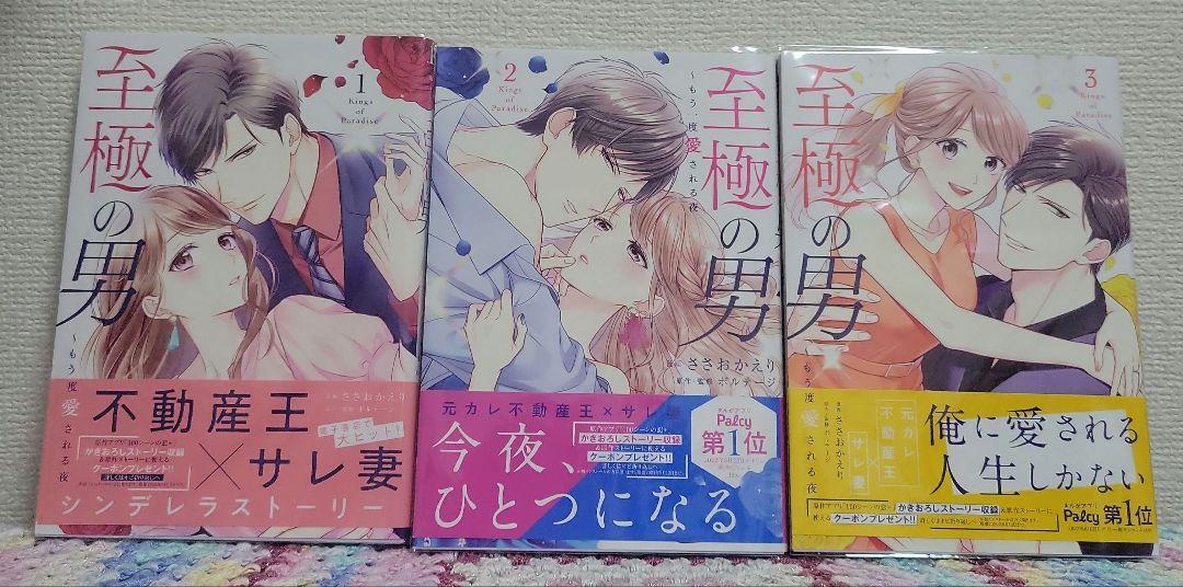 ★7月末迄お休み■至極の男～もう一度愛される夜～ 1.2.3★3冊