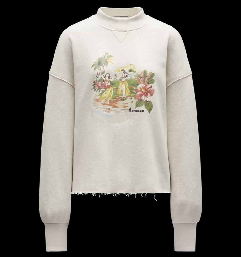 【関税込み】Palm Angels ベージュ モノグラム スウェットシャツ ベージュ系 Palm Angels(パームエンジェルス) スウェット