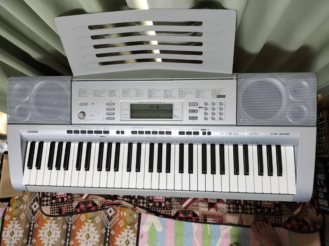 【美品】キーボードCASIO CTK-4000 CASIO CTK-4000 Keyboard Automatic Accompaniment synthesizer