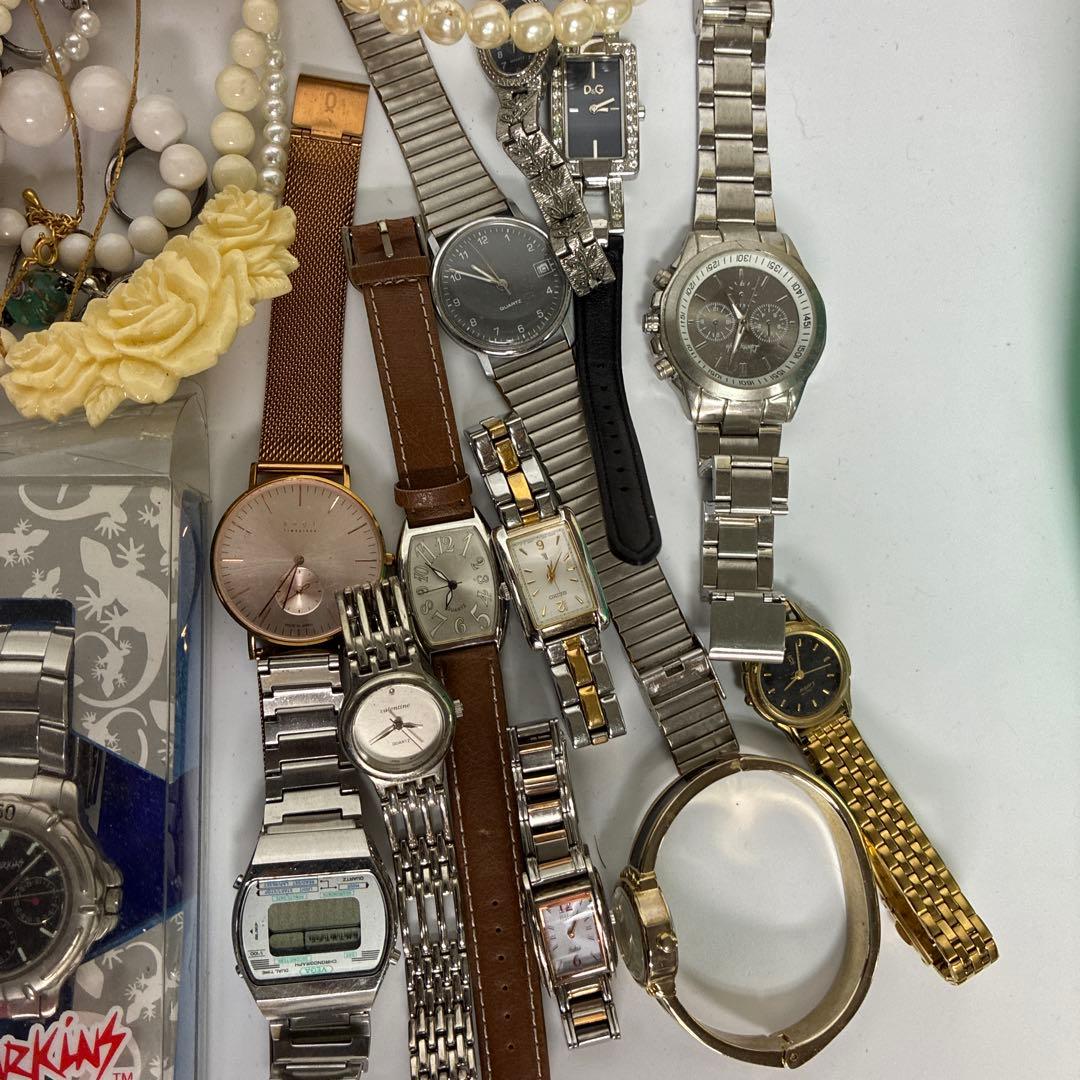 ◾️必見◾️ジュエリーセット（ネックレス・時計など）シルバー　ジャンク　約3キロ