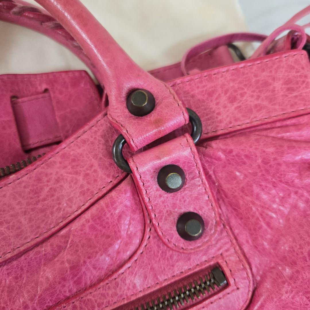 BALENCIAGA city first バッグ ピンク