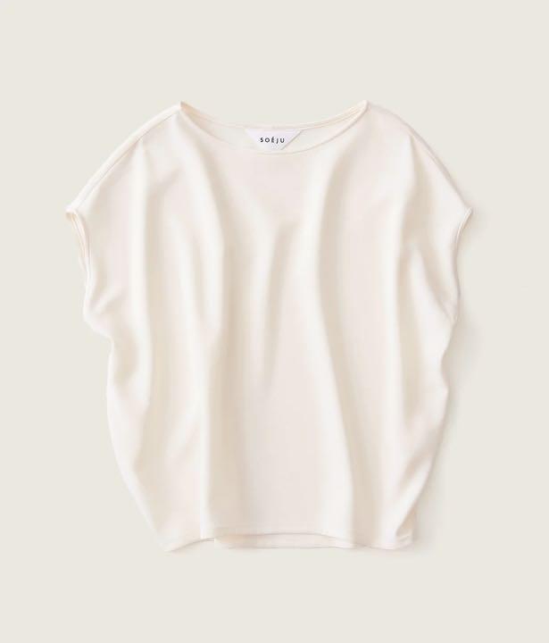 SOÉJU soeju ソージュ ショートスリーブコクーンブラウス