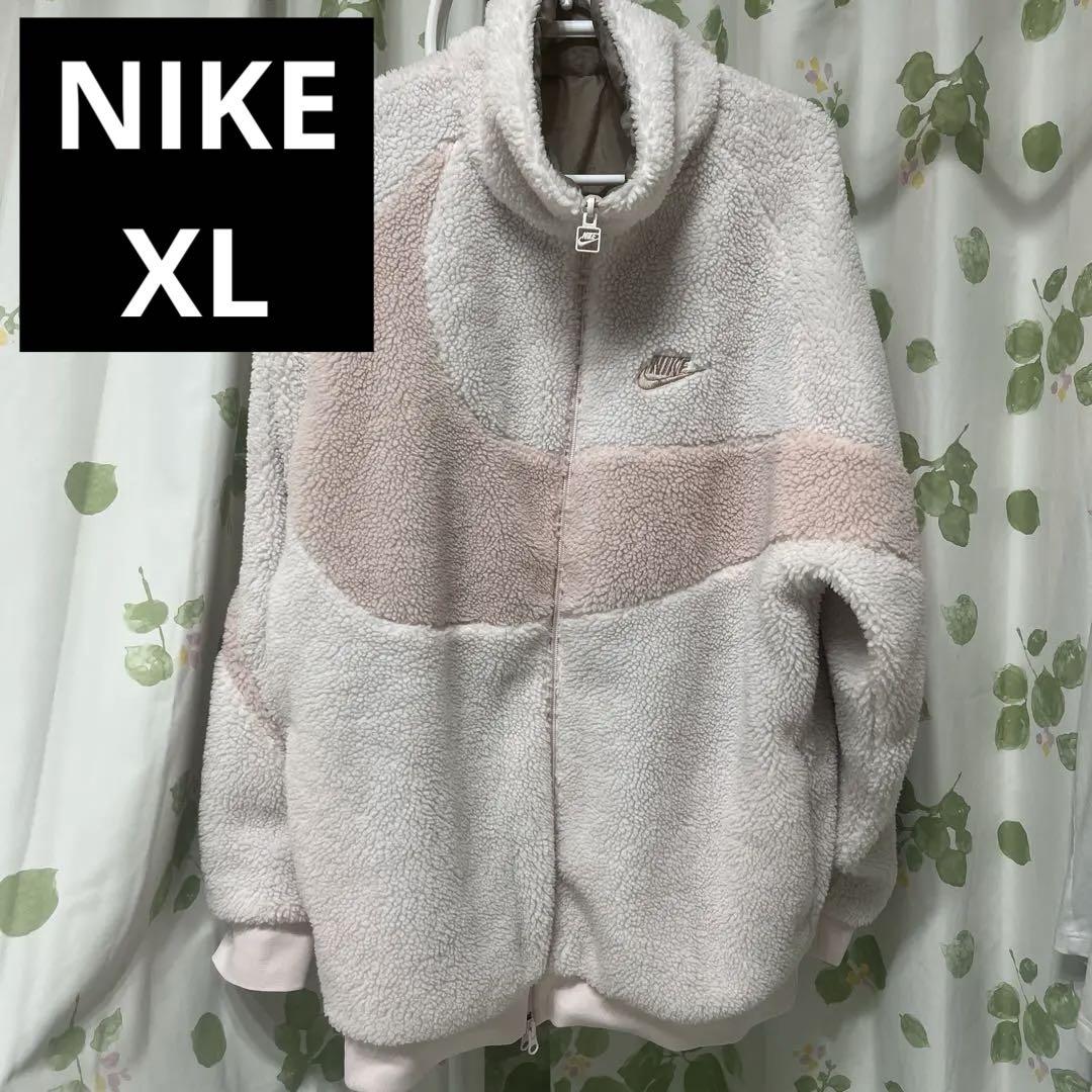 【希少】NIKE リバーシブルボアジャケット フリースピンク XLサイズ
