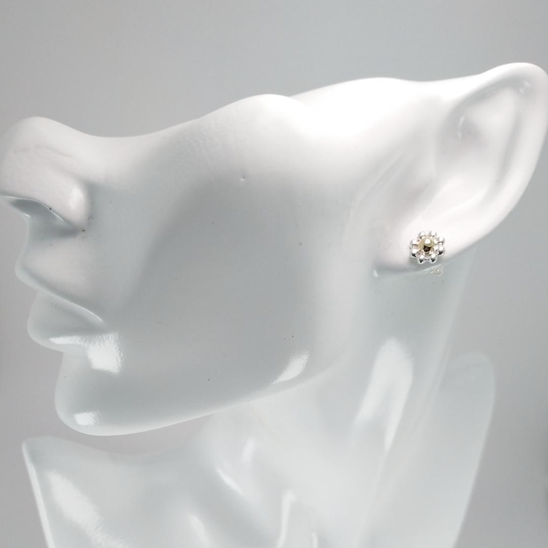 @【TIFFANY&Co.】ジョリービーズ　フラワー　ピアス　片耳　705