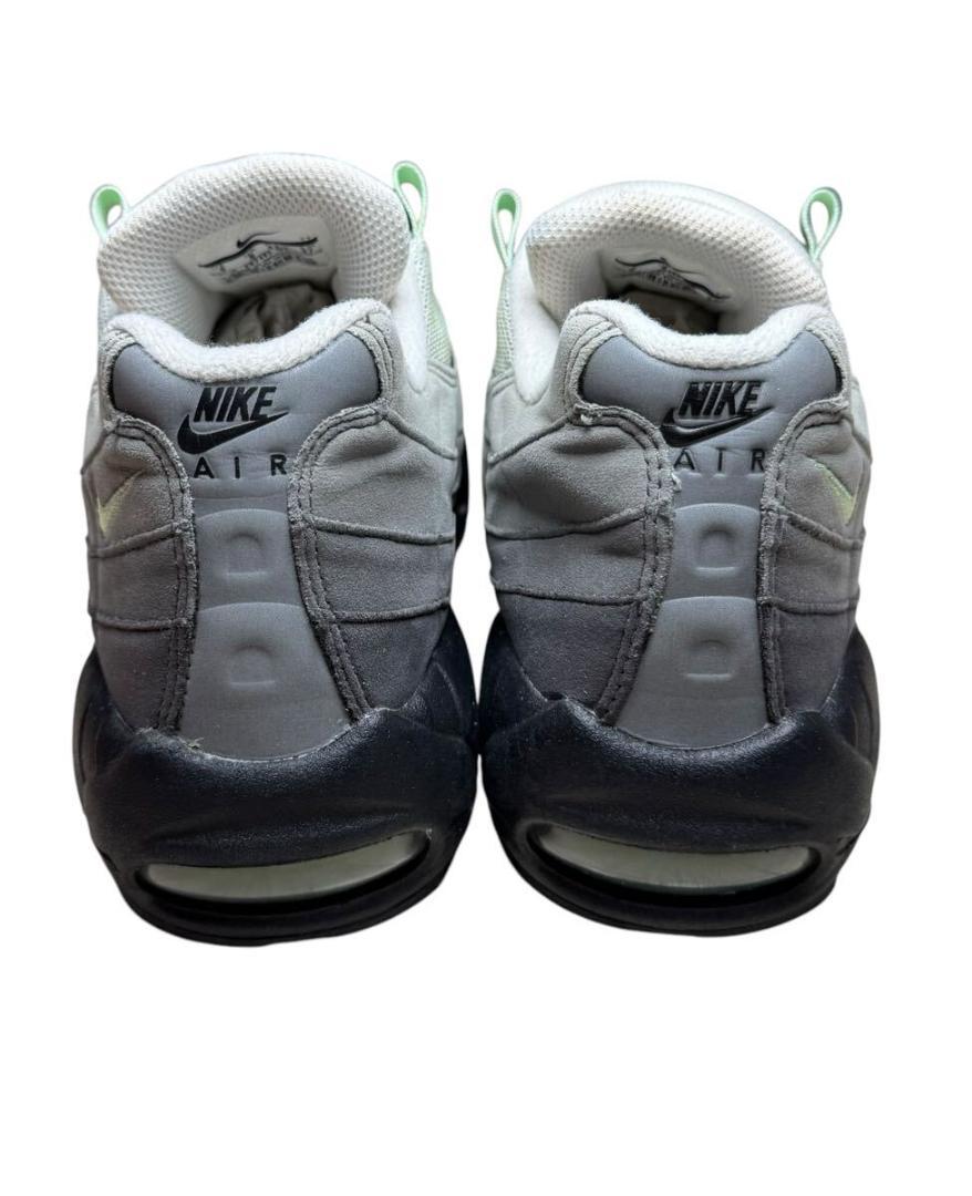 美品 19年NIKE エアマックス 95 白/フレッシュミント US9 27