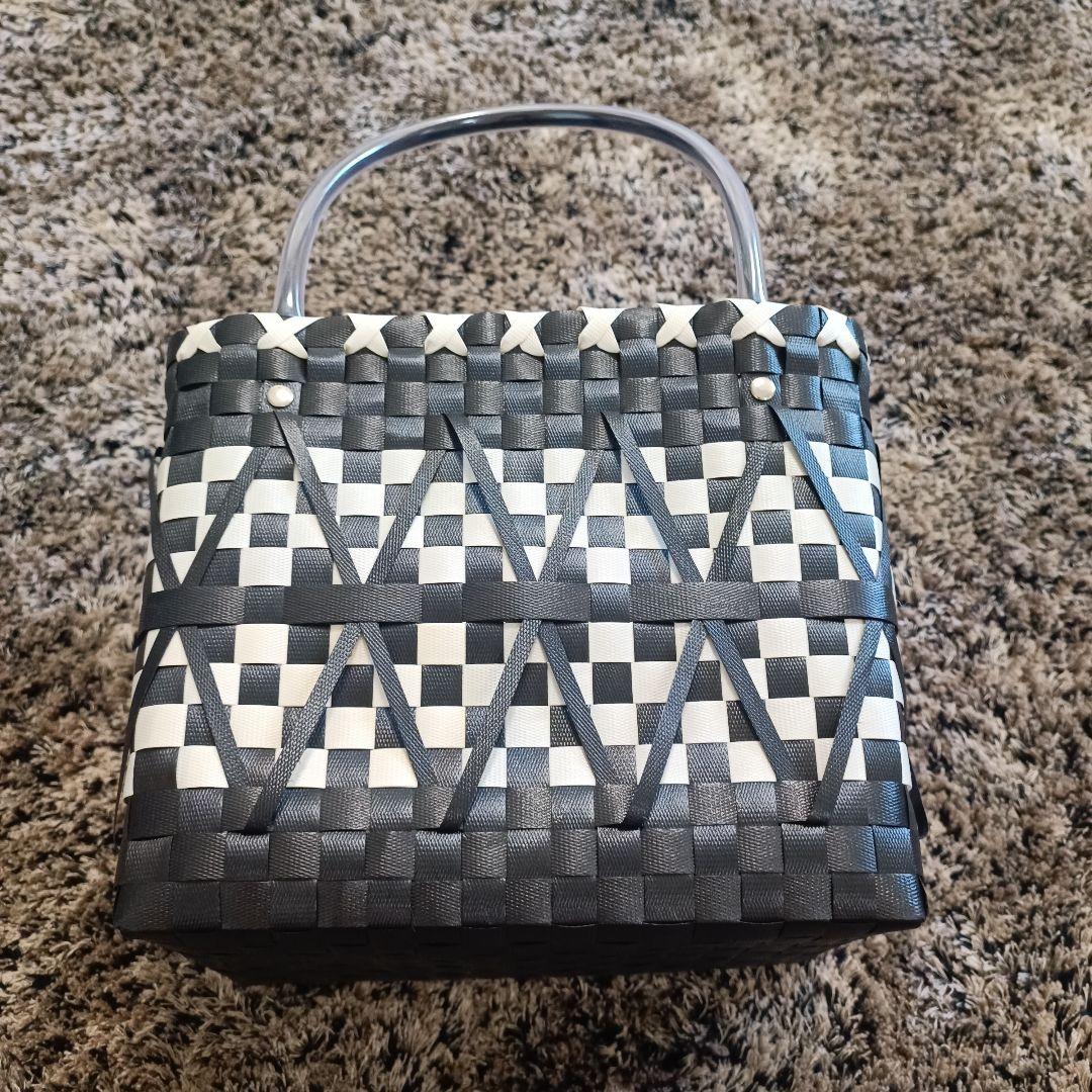 MARNI チェック柄 かごバッグ