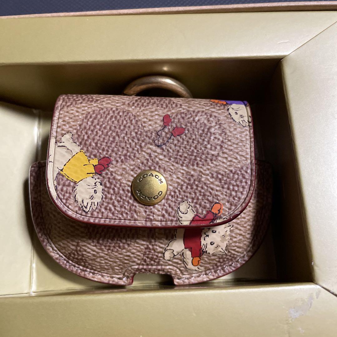 COACH コーチ レザー Apple AirPod Proケース