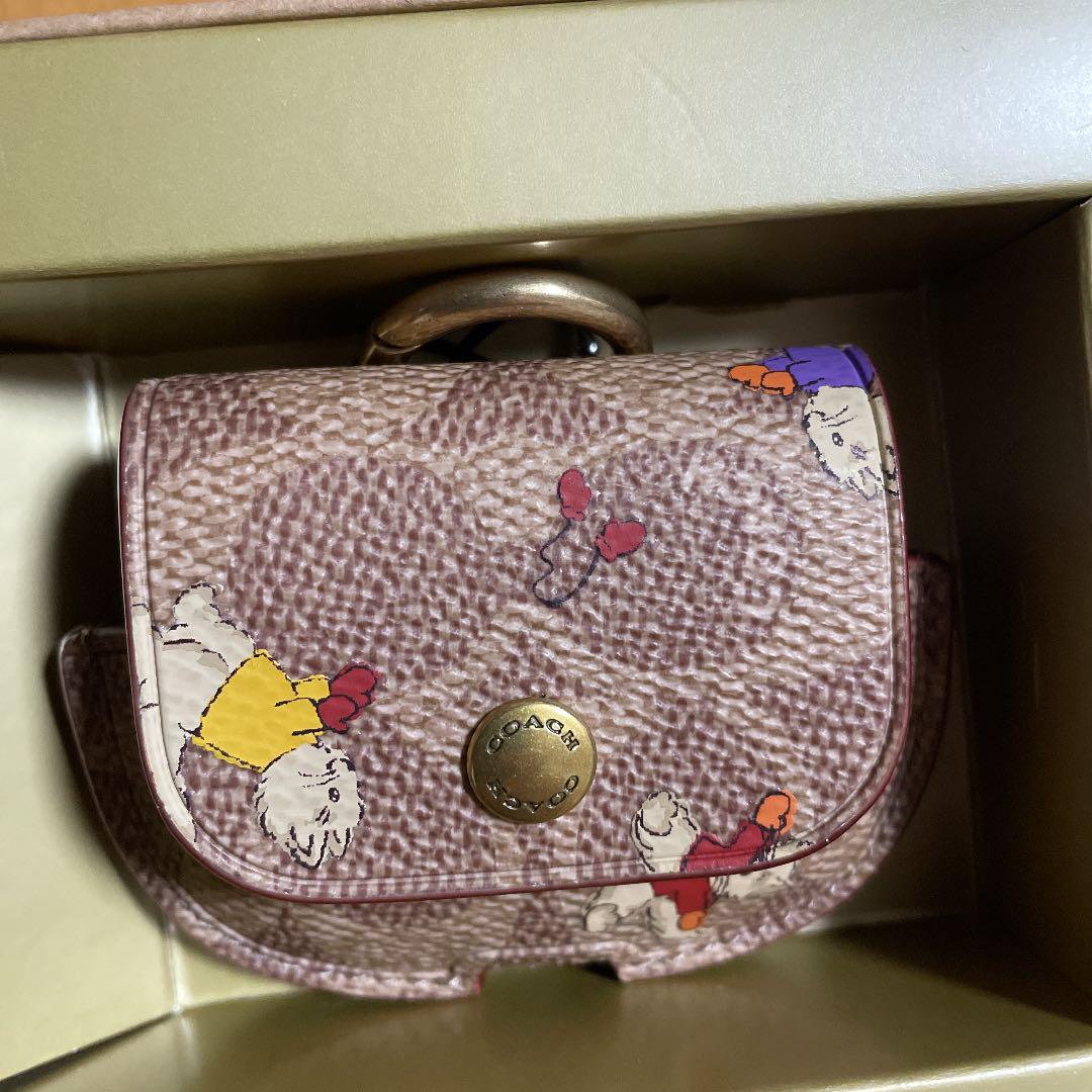 COACH コーチ レザー Apple AirPod Proケース
