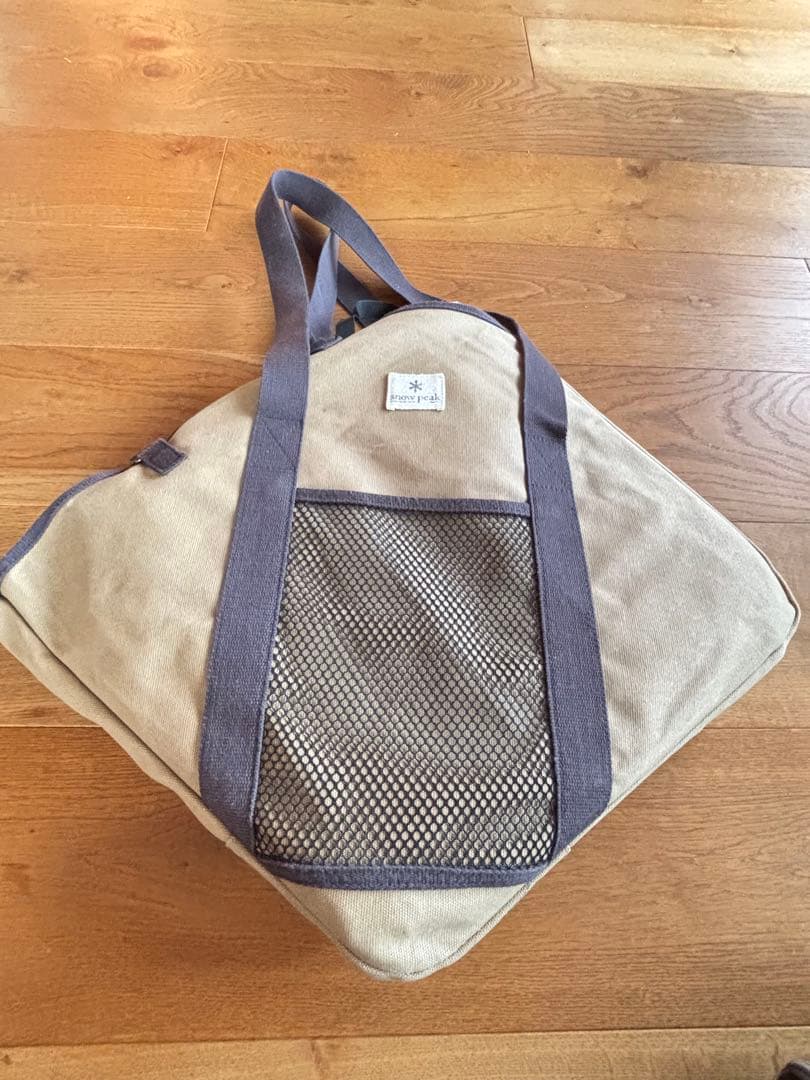 snowpeak焚き火台Mスターターセット＋炭床S＋キャンバス袋snow peak