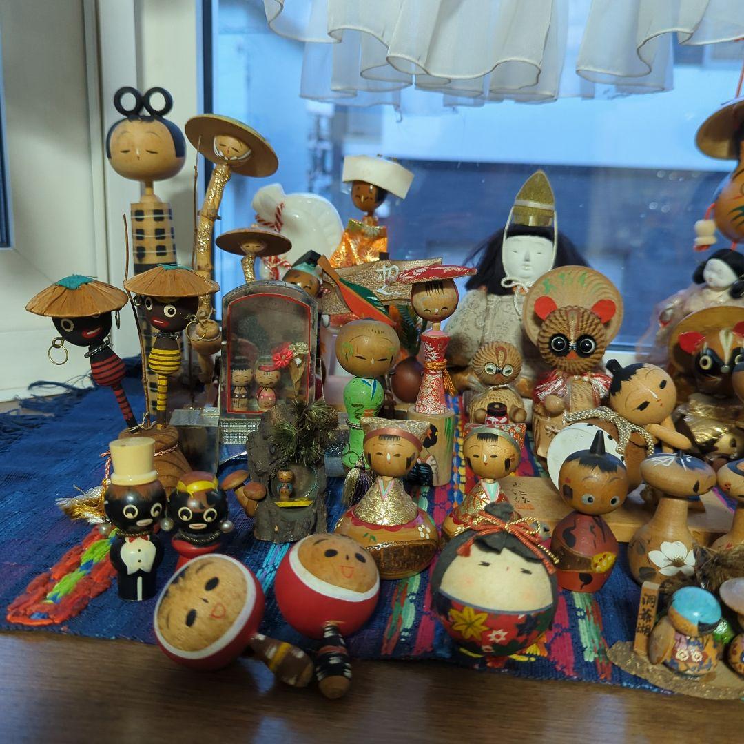 民芸品　お土産品　昭和レトロ　こけし まとめ売り