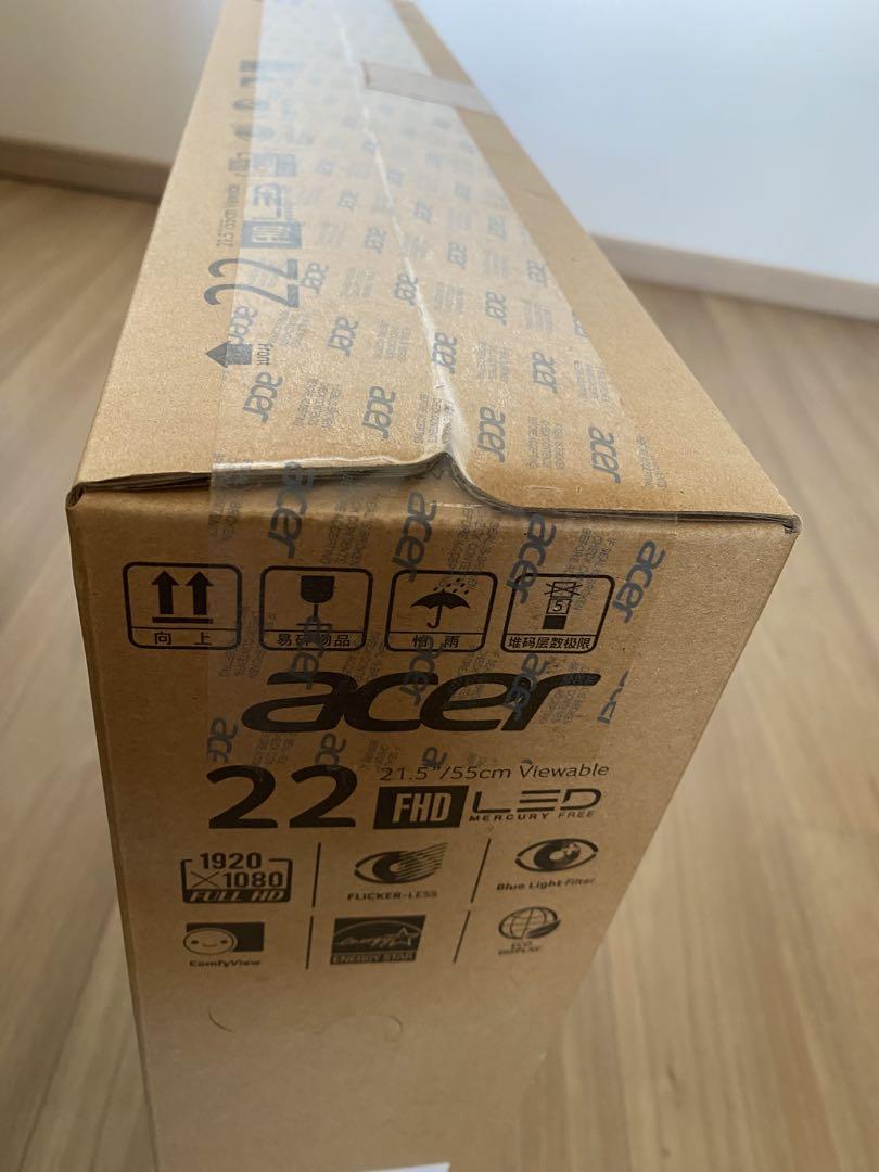 【未使用未開封】Acer 21.5型ワイド液晶ディスプレイ ホワイト