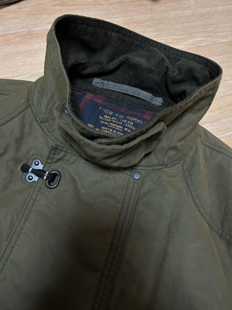 レア J.CREW HOOK WOODLAND JACKET オイルド加工 M
